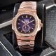 Patek Philippe Nautilus Annual Calendar Copy Watches Rose Gold with Diamond (5)_th.jpg